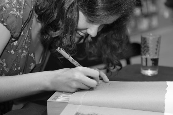 Katie Green Signing Lighter Than My Shadow